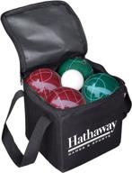 🎾 vibrant hathaway bocce ball set in green and red for ultimate backyard fun логотип