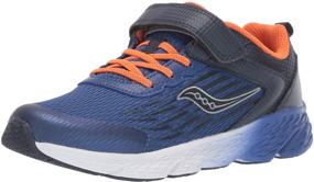 img 4 attached to Saucony Boys Wind Sneaker Navy