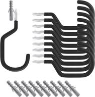 🚲 birllaid 10 pack heavy duty bike storage garage hooks for wall and ceiling bicycle storage hanging - non-stick coating on hooks logo