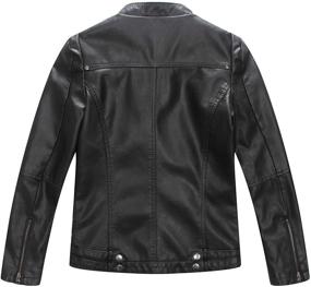 img 3 attached to 👦 LJYH Boys' Clothing: Casual Leather Outerwear for Boys aged 13-14 Years