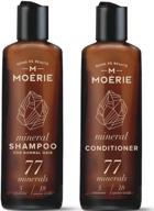 moerie mineral shampoo & hair conditioner set – enhance hair volume & strengthen- vegan & paraben-free – all hair types - reverse hair loss - 2 x 8.5 fl oz (251ml) logo