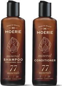 img 4 attached to Moerie Mineral Shampoo & Hair Conditioner Set – Enhance Hair Volume & Strengthen- Vegan & Paraben-Free – All Hair Types - Reverse Hair Loss - 2 x 8.5 fl oz (251ml)