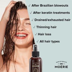 img 2 attached to Moerie Mineral Shampoo & Hair Conditioner Set – Enhance Hair Volume & Strengthen- Vegan & Paraben-Free – All Hair Types - Reverse Hair Loss - 2 x 8.5 fl oz (251ml)