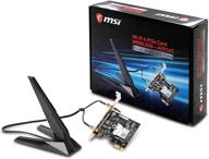 🔌 msi ax 200 wifi 6 bluetooth 5.0 pcie сетевая адаптерная карта с дальней беспроводной связью и поддержкой mu-mimo (модель: ax916c) логотип