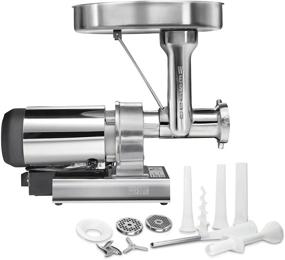 img 4 attached to 🥩 Commercial Grade 1.5 HP Meat Grinder & Sausage Stuffer by WESTON BRANDS: Power-Packed Performance, Stainless Steel Construction