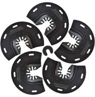 🔪 actomaster bi-metal oscillating segmented saw blade 5-pack for multitool oscillating tools логотип