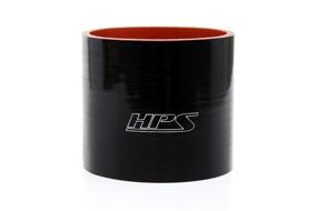 img 3 attached to 🔥 HPS HTSC-268-BLK High Temperature Silicone Straight Coupler Hose, 75 PSI Max Pressure, 3" Length, 2-11/16" ID, Black