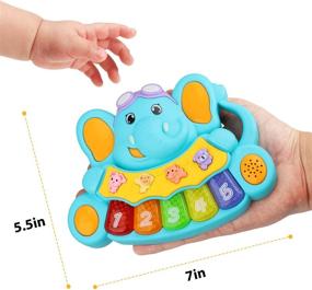 img 2 attached to 🎵 STEAM Life Baby Toys: Musical Light Up Piano Keyboard for Infants - Enhancing Fun & Development from 0 to 12 Months!