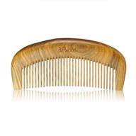 🧔 bfwood sandalwood beard comb for men, portable beard detangler tool for facial hair and mustache, pocket size logo