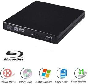 img 4 attached to Внешний привод для записи Blu-Ray/DVD через USB для ноутбука