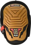 yellow gel plus rubber shell knee pads logo