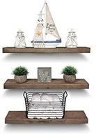 rustic farmhouse tier floating shelf logo