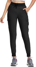 img 3 attached to 👖 Willit Women's Lightweight Cargo Hiking Pants for Athletic Outdoor Travel Jogging - Quick-Dry, Water-Resistant Workout Trousers