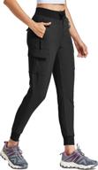 👖 willit women's lightweight cargo hiking pants for athletic outdoor travel jogging - quick-dry, water-resistant workout trousers logo