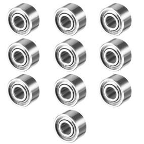 img 4 attached to 🔩 Uxcell 2mm x 5mm x 2.5mm Shielded Miniature Bearing - Power Transmission Products