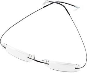 img 2 attached to Revolutionary Specs: Unbeatable Flexibility and Rimless Design for Reading Glasses