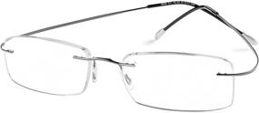 img 4 attached to Revolutionary Specs: Unbeatable Flexibility and Rimless Design for Reading Glasses
