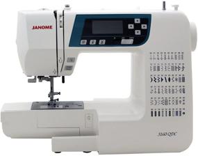 img 3 attached to 🧵 Janome 3160QDC Computerized Sewing Machine (New 2020 Tan Color) with Accessories Bundle - Hard Cover, Extension Table, Quilt Kit, and More!