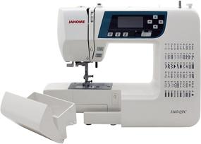 img 2 attached to 🧵 Janome 3160QDC Computerized Sewing Machine (New 2020 Tan Color) with Accessories Bundle - Hard Cover, Extension Table, Quilt Kit, and More!