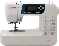 🧵 janome 3160qdc computerized sewing machine (new 2020 tan color) with accessories bundle - hard cover, extension table, quilt kit, and more! logo