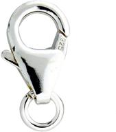 sterling silver curved lobster clasps logo