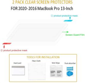 img 3 attached to Продуктовое название на русском языке: "Защитный чехол ProElife для MacBook 13 дюймов, 2 штуки".
