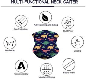 img 3 attached to 🧣 Berlisa Gaiter Protction Bandanas for Full Coverage: Boys' Accessories for Cold Weather