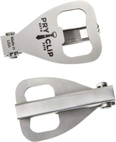 img 4 attached to 🔧 Pryclip Tie Clip Bottle Opener: Sleek Stainless Steel Grooming Accessory with Gift Bag