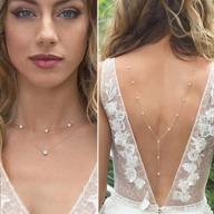 chicque rhinestone layered necklaces wedding logo