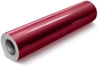 🧾 vvivid burgundy gloss 11.8x84 inches (7ft) deco65 permanent adhesive craft vinyl for cricut, silhouette &amp; cameo logo