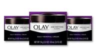 💆 olay age defying classic daily renewal cream, facial moisturizer, 2.0 fl oz - pack of 3 (packaging may vary) logo