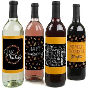 img 4 attached to Give Thanks Thanksgiving Bottle Labels