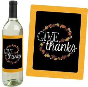 img 3 attached to Give Thanks Thanksgiving Bottle Labels