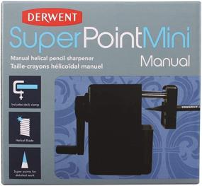 img 1 attached to Derwent Super Point Mini Handheld Pencil Sharpener (2302000)