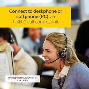 img 2 attached to 🎧 Jabra 2400 II USB DUO CC Проводная наушниковая гарнитура для колл-центра с шумоподавлением и микрофоном, оптимизированная для единого коммуникационного решения и использования с программным обеспечением для телефонии