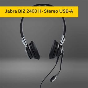 img 3 attached to 🎧 Jabra 2400 II USB DUO CC Проводная наушниковая гарнитура для колл-центра с шумоподавлением и микрофоном, оптимизированная для единого коммуникационного решения и использования с программным обеспечением для телефонии