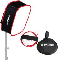 📸 kamerar d-fuse medium led light panel softbox: enhance lighting quality with foldable portable diffuser for photo & video studio, ideal for portrait photography, natural look, includes carrying bag & strap attachment logo