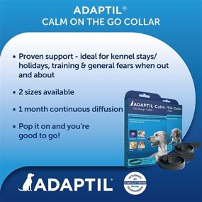 img 3 attached to 🐶 Adaptil Calming Pheromone Collar: Effective Stress Relief for Medium to Large Dogs, Adjustable up to 24.5 Inches