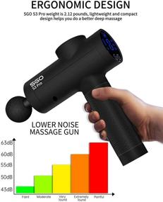 img 1 attached to 💪 SGO Muscle Massage Gun: Powerful Handheld Deep Tissue Massager Electric - Quiet, Portable, Adjustable Percussion Fascial Gun with 8 Attachments and Portable Bag