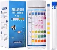 funswtm 7 in 1 aquarium test strips: accurate water testing for ph, nitrite, nitrate, chlorine, gh & kh levels логотип