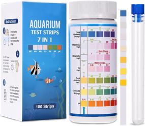 img 4 attached to FUNSWTM 7 in 1 Aquarium Test Strips: Accurate Water Testing for pH, Nitrite, Nitrate, Chlorine, GH & KH Levels