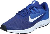 nike downshifter sneaker black white men's shoes in athletic логотип