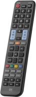 📺 one for all samsung tv replacement remote - universal compatibility for led, lcd, plasma tvs - same functions as original - black - urc1810 logo