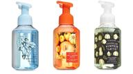 🍁 bath and body works autumn trio marshmallow pumpkin latte, crisp morning air, & sweet cinnamon pumpkin foaming hand soap - pack of 3: experience the perfect fall scent collection! logo