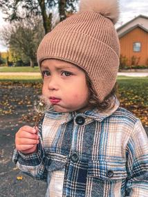 img 2 attached to ❄️ Cozy Winter Earflap Knitted Beanie: Must-Have for Boys' Outdoor Adventures!