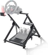 marada racing wheel stand x frame - perfect fit for g29 g920 t300rs t150 racing simulators - premium steering wheel stand (wheel pedals not included) logo