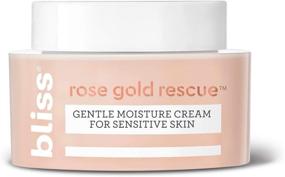 img 1 attached to Bliss Rose Gold Rescue Moisturizer: Soothing Rose Water & Nourishing Colloidal Gold, Gentle Face Cream for Sensitive Skin – Fragrance-Free, Clean, Cruelty-Free, Paraben Free, Vegan, 1.5 oz