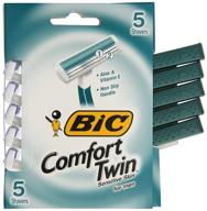 🪒 bic comfort sensitive shaver 5 count: experience superior shaving comfort logo