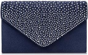 img 4 attached to Milisente Evening Envelope Clutches Shoulder Women's Handbags & Wallets and Clutches & Evening Bags