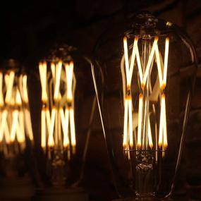 img 3 attached to 💡 LEOOLS Dimmable Filament Decoration Bulb, Equiv. to Traditional Bulbs